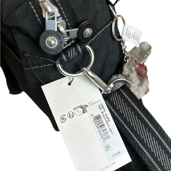 Kipling Klara Shoulder Bag Crossbody Black - Picture 9 of 10